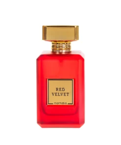 Parfum feminin Red Velvet Marhaba 100 ml – note fructate și gurmande, creat în Dubai.