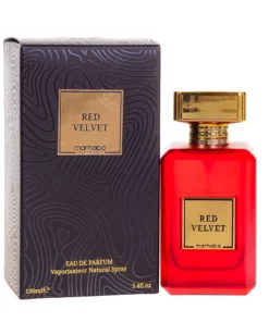 Parfum feminin Red Velvet Marhaba 100 ml – note fructate și gurmande, creat în Dubai.
