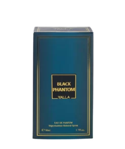 Black Phantom Yalla – parfum unisex cu rom, cafea și ciocolată neagră. Inspirat din Kilian. Creat în Dubai. Disponibil pe Marhaba.ro