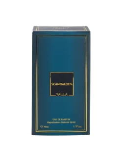 Parfum de damă floral și intens, cu miere, flori albe și vanilie. Inspirat din Scandal Jean Paul Gaultier, creat în Dubai, disponibil pe Marhaba.ro.