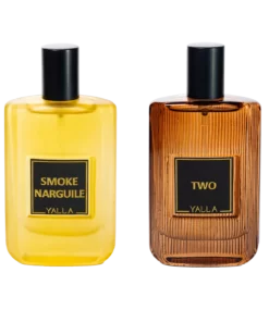 Pachet parfumuri unisex Two + Smoke Narguile Yalla, 50 ml + 50 ml