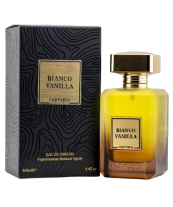 Bianco Vanilla – parfum unisex gurmand cu vanilie, caramel și tonka. Inspirat din Bianco Latte. 100 ml, disponibil exclusiv pe Marhaba.ro